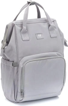 Fillikid Wickelrucksack Barcelona Exklusiv Stone Grey