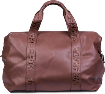 Childhome Wickeltasche MOMMY BAG LEATHER braun