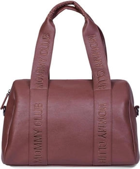 Childhome Wickeltasche MOMMY CLUB LEATHER braun