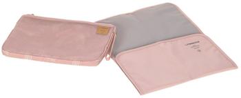 Lässig Casual Changing Organizer kleine Wickeltasche Stripes rose