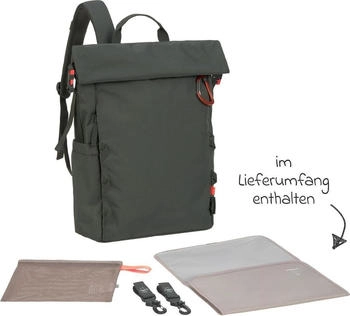 Lässig Wickelrucksack GRE Rolltop dark olive