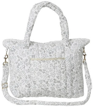 Vertbaudet Wickeltasche PLUME, personalisierbar weiß geblümt/flora von