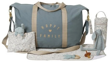 Vertbaudet Weekender Wickeltasche MALAGA aqua/happy family von