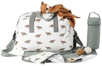 Vertbaudet Wickeltasche SOMMER wollweiß füchse von