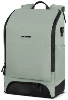 ABC Design Wickelrucksack Active mit großem Frontfach inkl. Wickelunterlage & Zubehör Pine