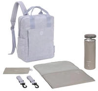 L&Auml;SSIG Wickelrucksack "Green Label, Vividal Backpack, Cord lilac"