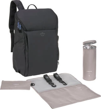 Lässig Wickelrucksack Slender Up Backpack Black