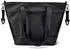 MOON V-Shape Bag Wickeltasche, schwarzes Leder