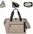KIKKABOO Maxi Wickeltasche mit Wickelunterlage, braun (31108020108)