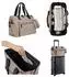 KIKKABOO Maxi Wickeltasche mit Wickelunterlage, braun (31108020108)