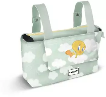 Karactermania Tweety Clouds Kinderwagen-Organizer gr&uuml;n 10L (05933)