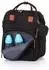 Chipolino Wickelrucksack mit Wickelunterlage, schwarz (CHRAB0241OB)