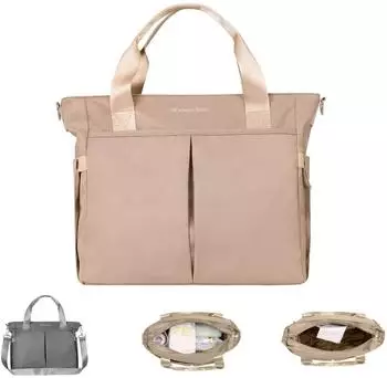 KIKKABOO Brielle Wickeltasche wasserfest, beige (31108020099)
