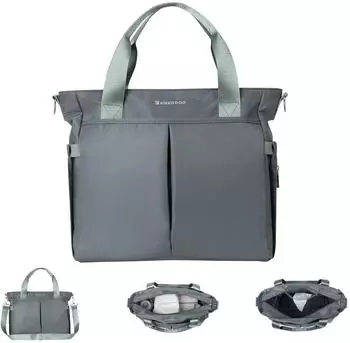 KIKKABOO Brielle Wickeltasche wasserfest, grau