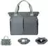 KIKKABOO Brielle Wickeltasche wasserfest, grau