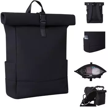 KIKKABOO Jayden Wickelrucksack, schwarz (31108020091)