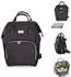 Lorelli Tina Wickeltasche Rucksack mit Wickelunterlage, schwarz (10040260002)