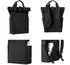 KIKKABOO Cerise Wickelrucksack wasserfest mit Wickelunterlage, schwarz (31108020095)