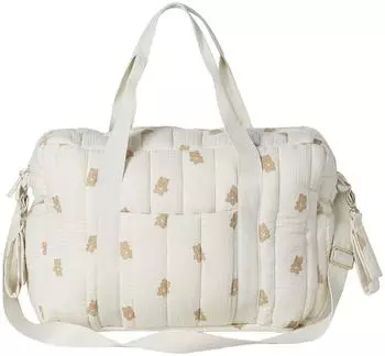 Vertbaudet COLINA Wickeltasche Daypack aus Musselin, wollweiß (COLINA)