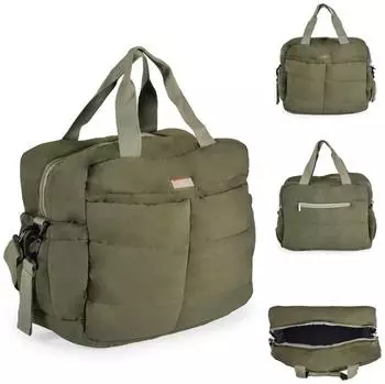 Cangaroo Wickeltasche Solana mit Wickelunterlage, Seitentaschen, Isoliertasche, gr&uuml;n (112275)