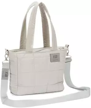 Fillikid Vienna Small Wickeltasche mit Wickelunterlage & Thermofach, stone grey (6019-07)