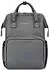 KIKKABOO Siena Wickeltasche Rucksack mit Wickelunterlage, dunkelgrau