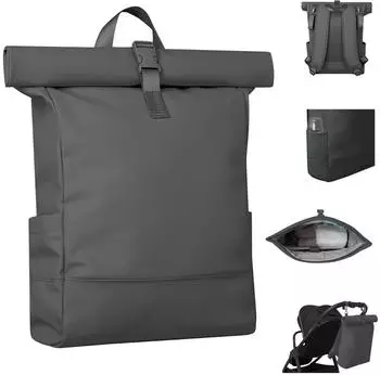 KIKKABOO Jayden Wickelrucksack, grau (31108020092)