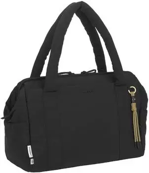 Lässig Yula Weekender Wickeltasche mit Laptopfach, schwarz
