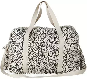 Vertbaudet Catalina Wickeltasche Canvas, Leopardenmuster beige (48h)