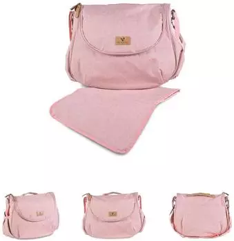 Cangaroo Naomi Wickeltasche mit Wickelunterlage, rosa (108361)