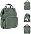 KIKKABOO Siena Wickelrucksack mit Wickelunterlage, tannengrün (31108020115)