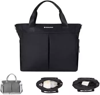 KIKKABOO Brielle Wickeltasche wasserdicht, schwarz (31108020097)