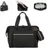 KIKKABOO Wickeltasche Maxi mit Wickelunterlage, schwarz (31108020106)