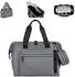 KIKKABOO Maxi Wickeltasche mit Wickelunterlage, hellgrau (31108020107)