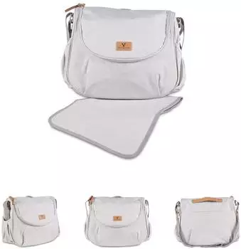 Cangaroo Wickeltasche Naomi mit Wickelunterlage, verstellbarem Gurt, beige (108360)