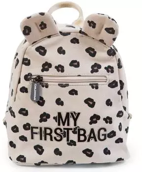 Childhome My First Bag Kinderrucksack Canvas, Leopard