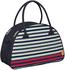 Lässig Casual Shoulder Bag Striped Zigzag navy