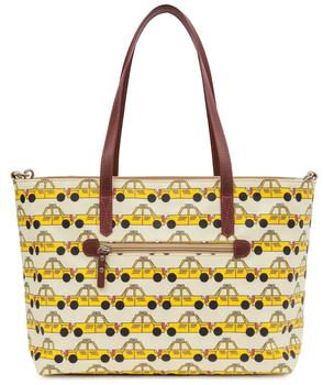 Pink Lining Notting Hill Tote Wickeltasche Yellow Taxis