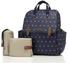 Babymel Robyn Convertible Backpack Navy Origami Heart