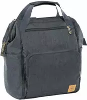 L&Auml;SSIG Wickelrucksack "Glam, Goldie, Backpack Anthracite" PETA-approved vegan