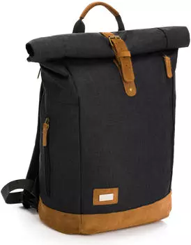 Fillikid Wickelrucksack Berlin schwarz melange