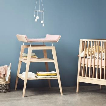 Leander Linea Wickeltisch inkl. Wickelauflage Beech