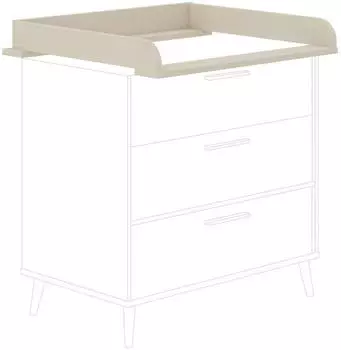 Paidi Eefje Wickelaufsatz Holzwerkstoff, beige, 95x13x80cm