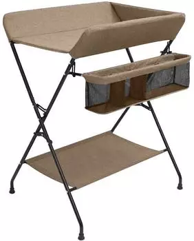 vidaXL Wickeltisch taupe, Eisen (10267)