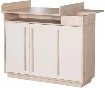 Roba Wickelkommode Elva 3 Türen, Soft-Close, creme (800001366688)