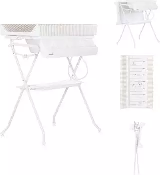 Chipolino Aqua Friends Babybadewanne 2-in-1 mit Wickelauflage und St&auml;nder, beige (SHVAQ0242FR)