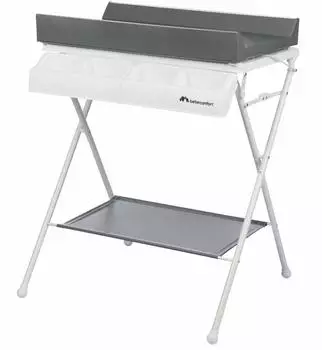 Bebeconfort Bellis 2-in-1 Badewanne & Wickelkommode, klappbar, Mineral Gray (2906085210)