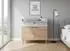 Arthur Berndt Wickelkommode Lovis hellgrau / Nagano Oak, Soft-Close (800001173123)