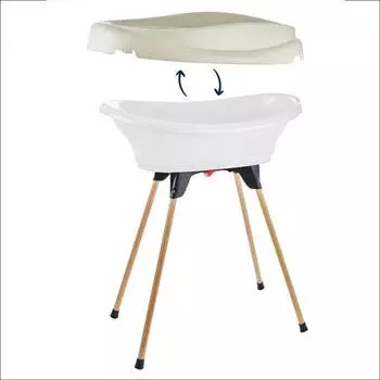 Thermobaby Vasco baby bath and changing table white