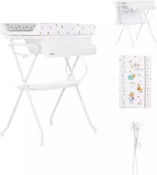 Chipolino Aqua Little Farm Badewanne mit Wickelauflage und St&auml;nder, faltbar (SHVAQ0243LF)